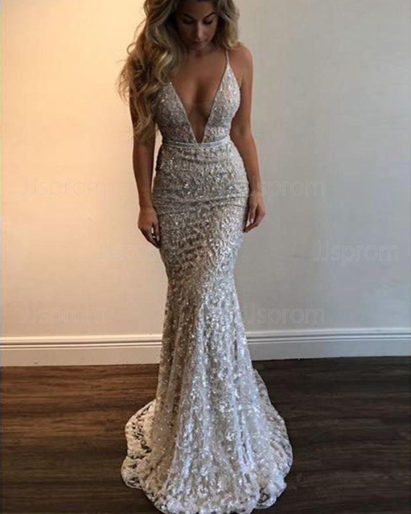 mermaid style formal gowns