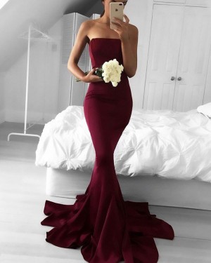 red skin tight prom dresses